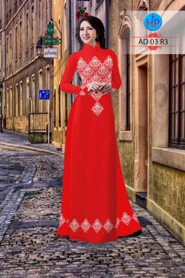 Vải áo dài hoa văn nguyên bộ-DT 2422