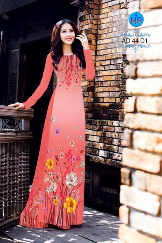 Vải áo dài bộ hoa cỏ Vải áo dài bộ hoa cỏ