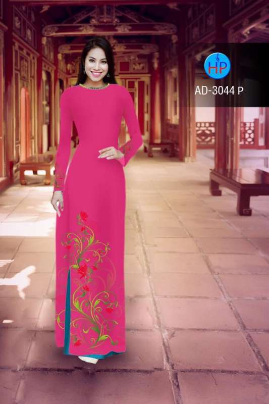 Vải áo dài hoa văn nhẹ