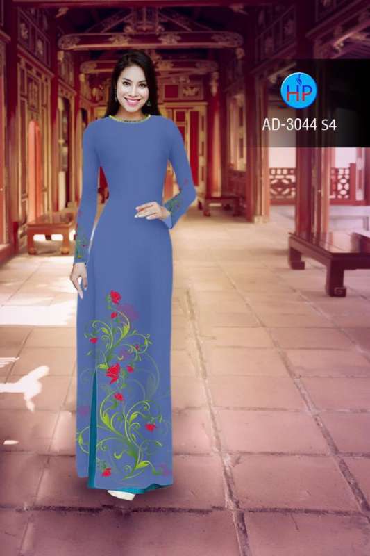 Vải áo dài hoa văn nhẹ