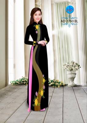 Vải áo dài họa tiết chạy dọc-DT 2473