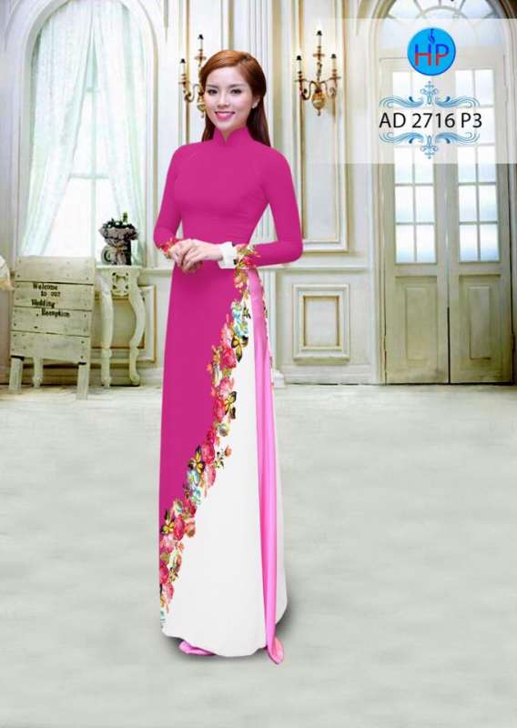 Vải áo dài hao dây xéo