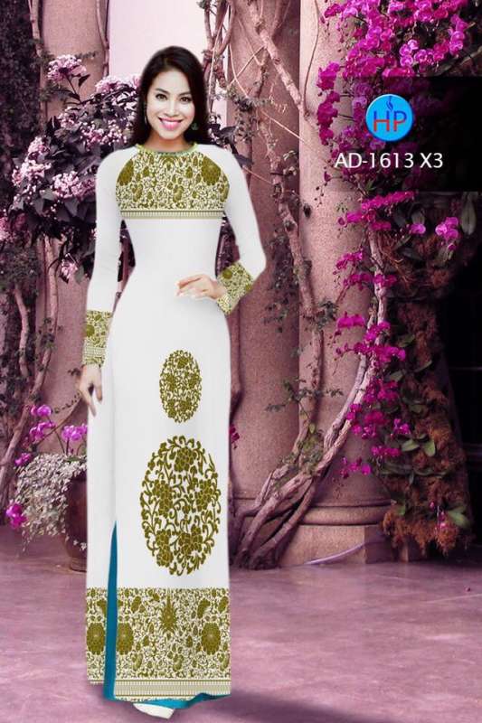 Vải áo dài họa tiết hoa văn