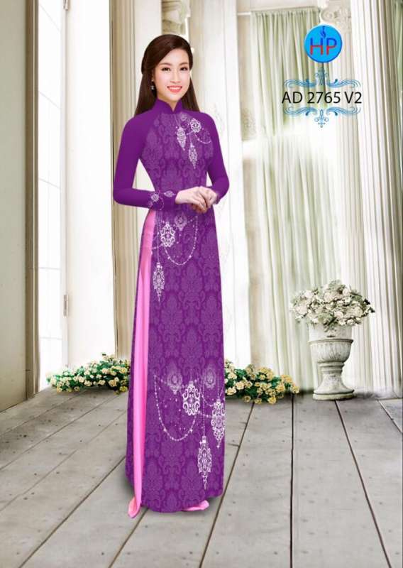 Vải áo dài hạt Pha Lê