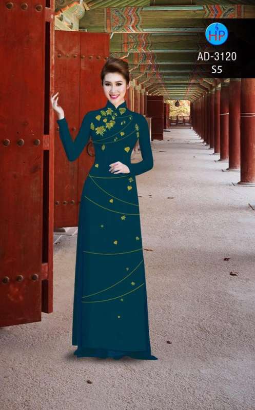 Vải áo dài lá rơi