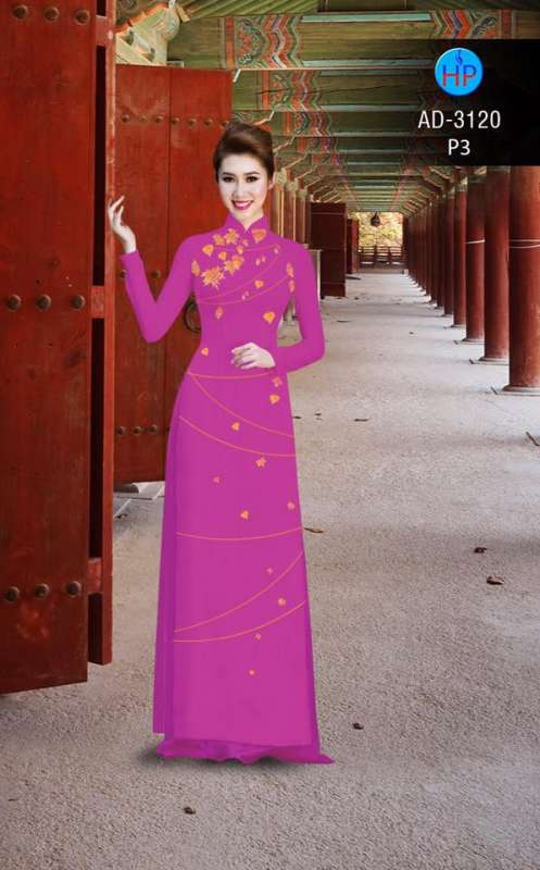 Vải áo dài lá rơi