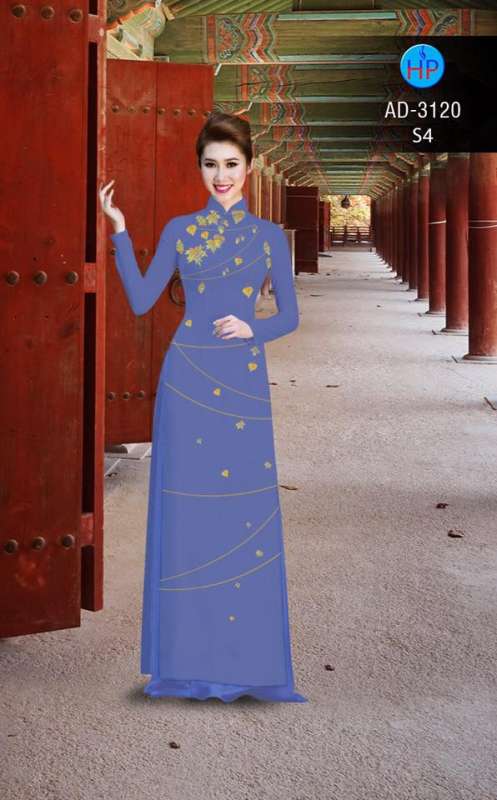 Vải áo dài lá rơi