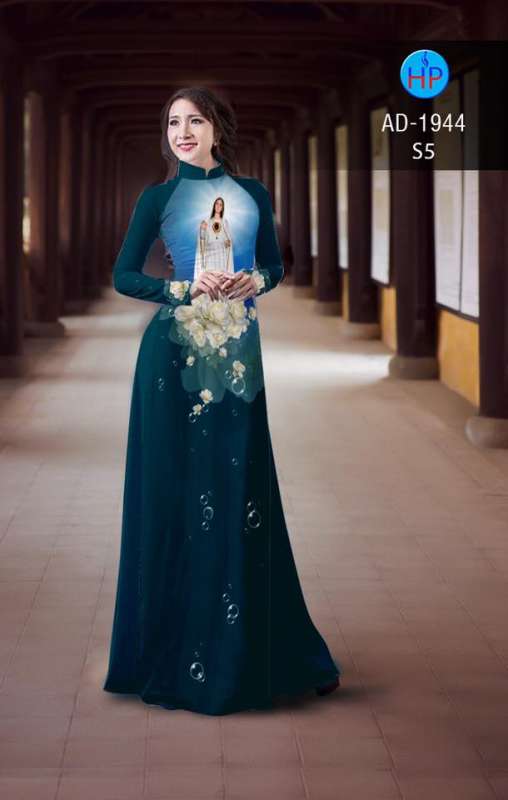 Vải áo dài đức mẹ Maria