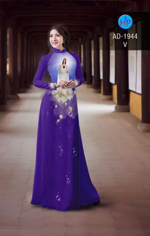 Vải áo dài đức mẹ Maria