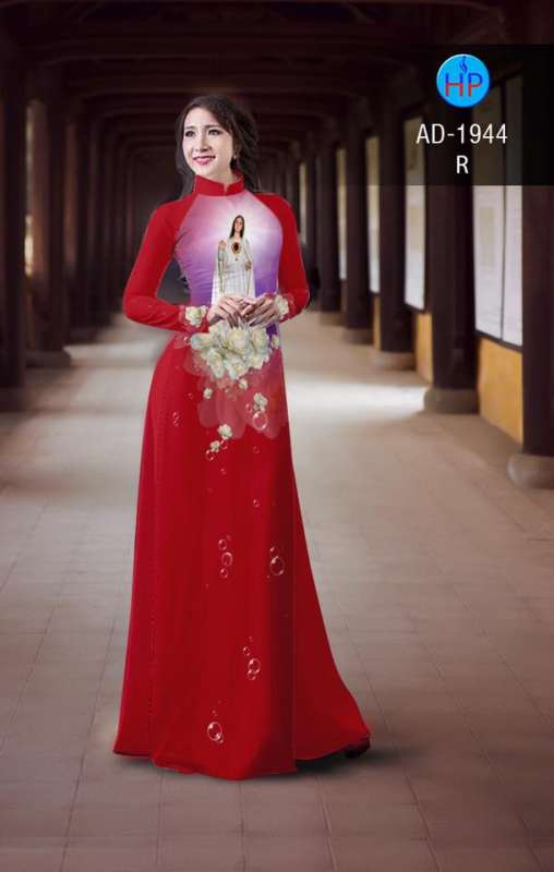 Vải áo dài đức mẹ Maria