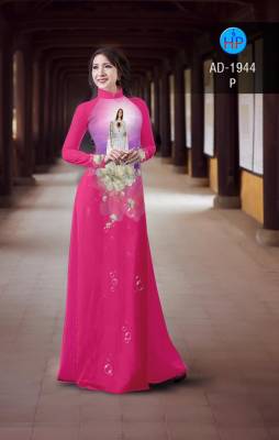 Vải áo dài đức mẹ Maria-DT 2511