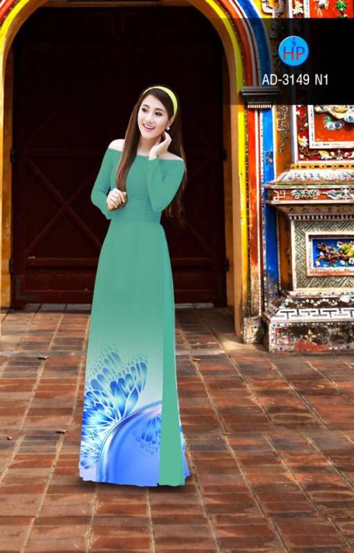 Vải áo dài họa tiết 3D