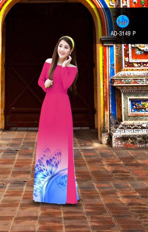 Vải áo dài họa tiết 3D