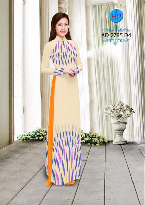 Vải áo dài họa tiết trên dưới