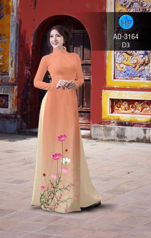 Vải áo dài hoa nhỏ
