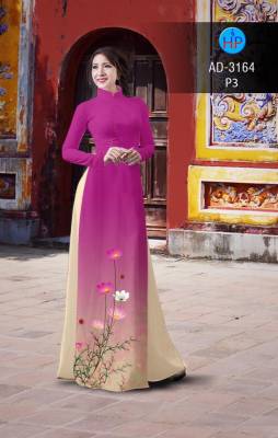 Vải áo dài hoa nhỏ-DT 2524