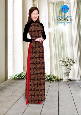 Vải áo dài vòn tròn nhỏ rải đều-DT 2528