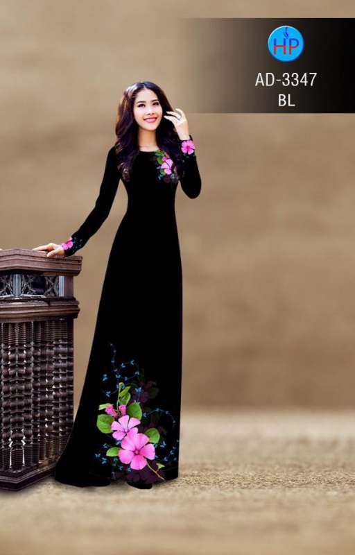 Áo dài bộ hoa trên dưới