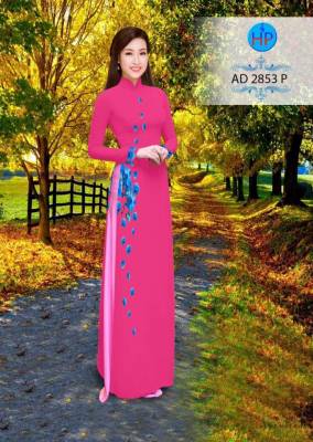 Vải áo dài hoa dây-DT 2563