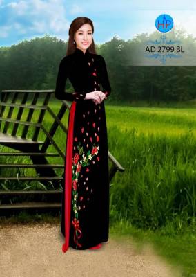 Vải áo dài hoa dây-DT 2569