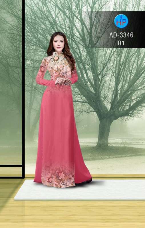 Vải áo dài hoa nhỏ