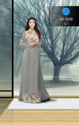 Vải áo dài hoa nhỏ-DT 2573