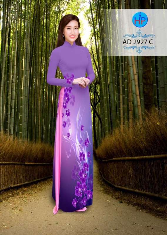 Vải áo dài họa tiết 3D