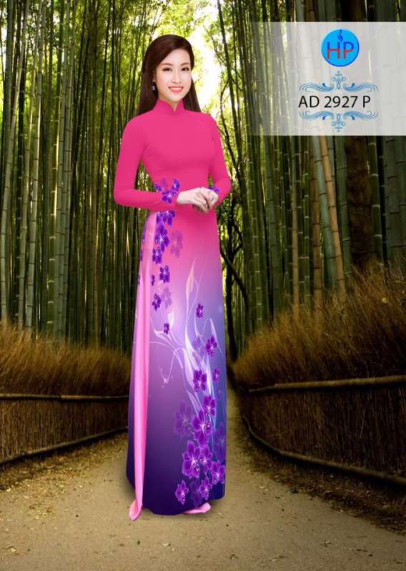 Vải áo dài họa tiết 3D