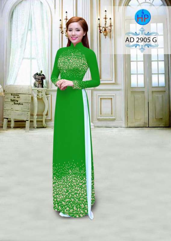 Vải áo dài bong bóng nước Vải áo dài bong bóng nước