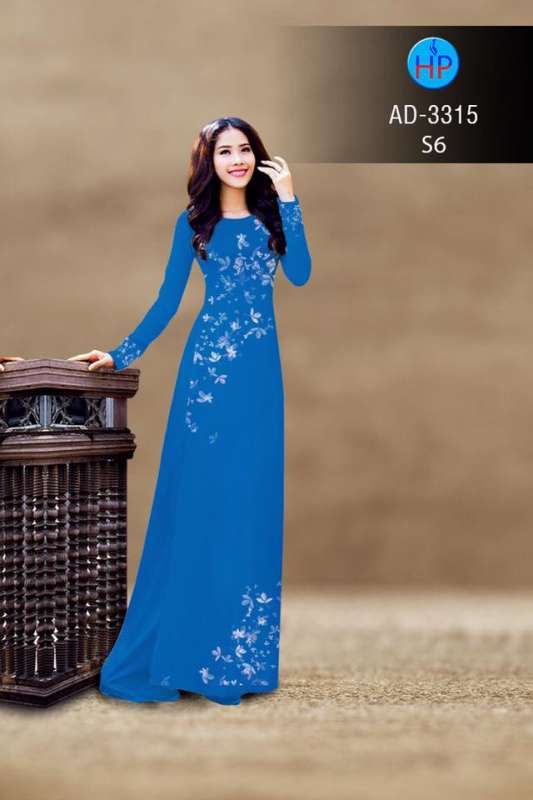 Vải áo dài bộ hoa nhỏ