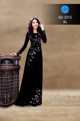 Vải áo dài bộ hoa nhỏ-DT 2581