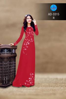 Vải áo dài bộ hoa nhỏ-DT 2581