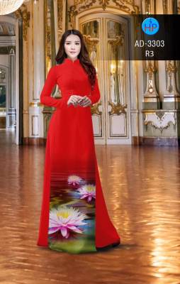 Vải áo dài ao Sen-DT 2594