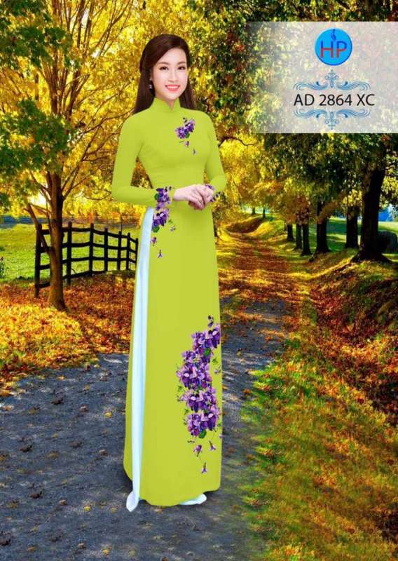 Vải áo dài cành hoa nhỏ Vải áo dài cành hoa nhỏ