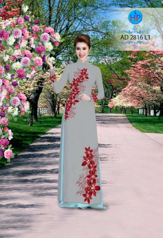 Vải áo dài hoa dây