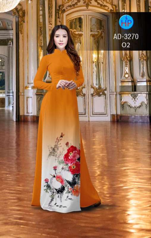 Vải áo dài hoa cảnh Vải áo dài hoa cảnh