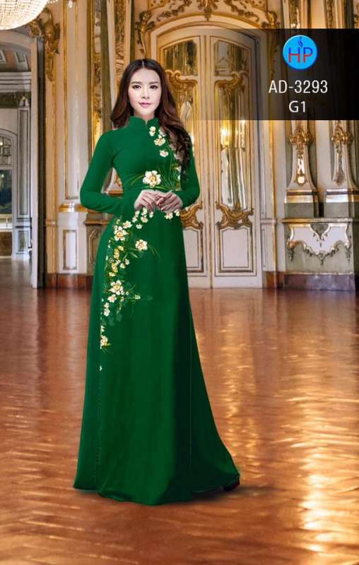 Vải áo dài hoa dây Vải áo dài hoa dây
