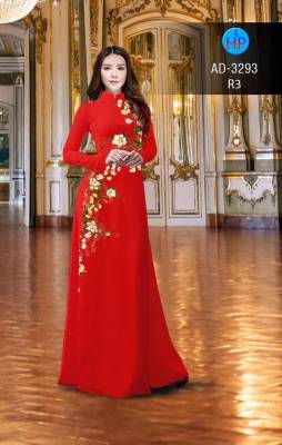 Vải áo dài hoa dây-DT 2640
