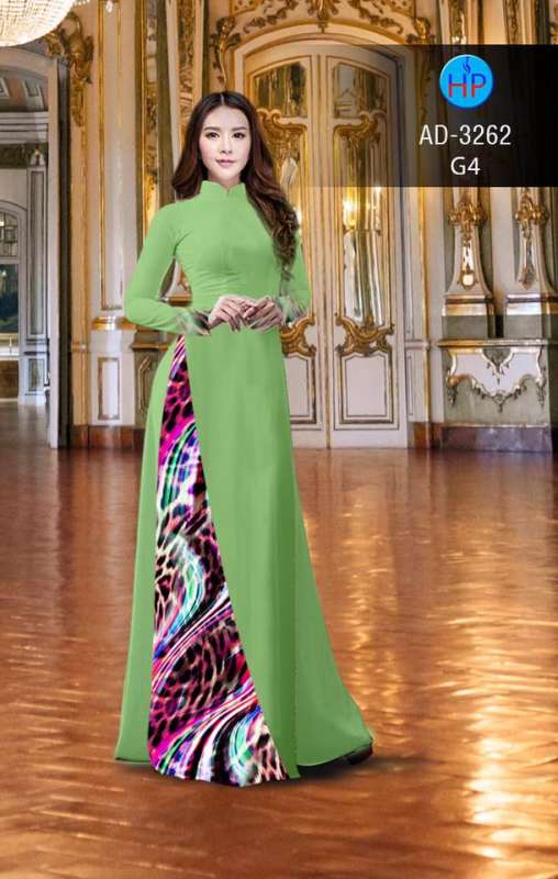 Vải áo dài họa tiết 3D