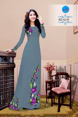 Vải áo dài bộ hoa 3D-DT 2650
