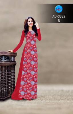 Vải áo dài hoa Tuyết-DT 2666