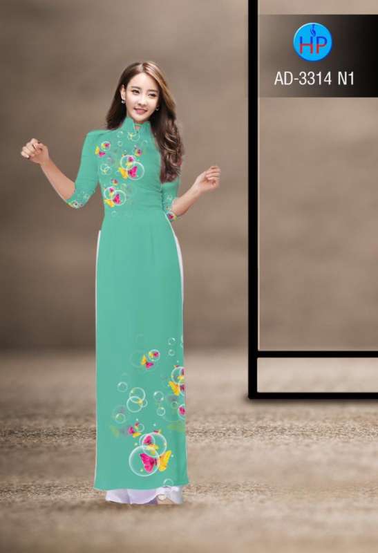Vải áo dài hoa bóng nước Vải áo dài hoa bóng nước