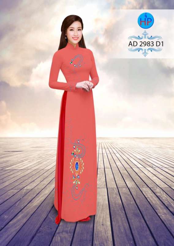Vải áo dài họa tiết đá quí
