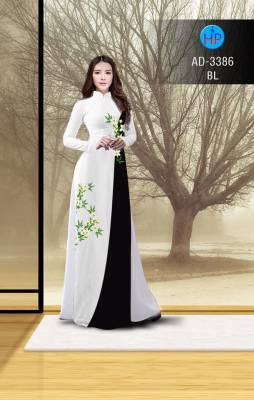 Vải áo dài họa tiết dọc-DT 2676