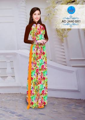 Vải áo dài hoa toàn thân-DT 2705