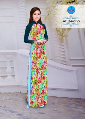 Vải áo dài hoa toàn thân-DT 2705