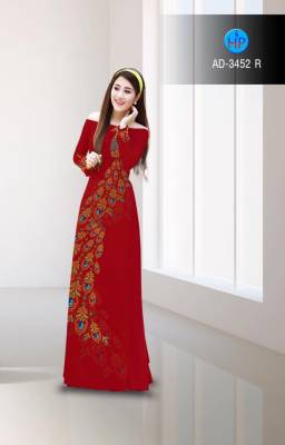 Vải áo dài chim Công-DT 2709