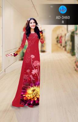 Vải áo dài hoa 3D-DT 2710