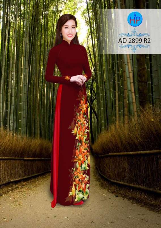Vải áo dài hoa dây