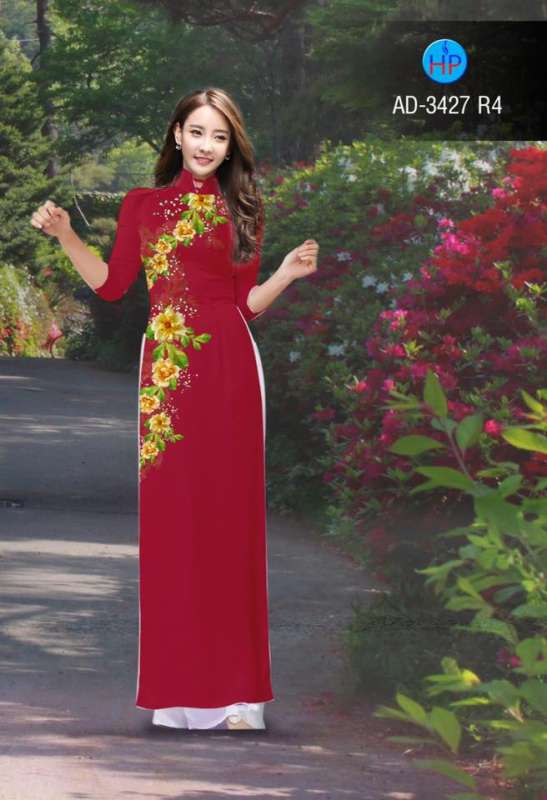 Vải áo dài hoa xéo